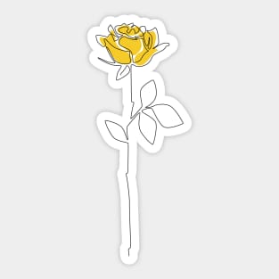 Lemon Rose Sticker